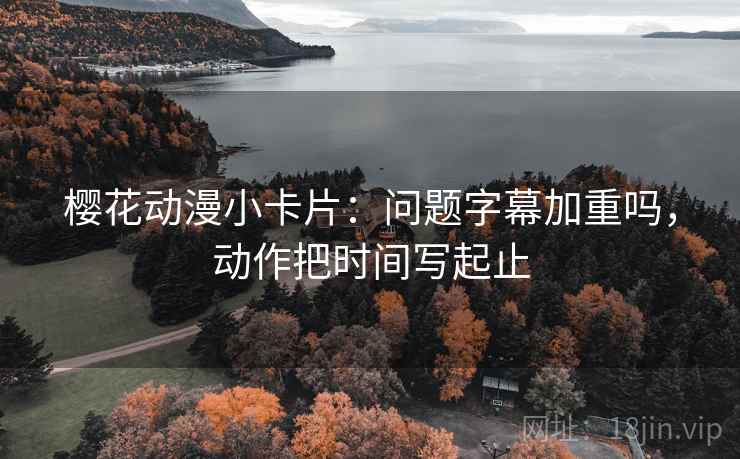 樱花动漫小卡片：问题字幕加重吗，动作把时间写起止